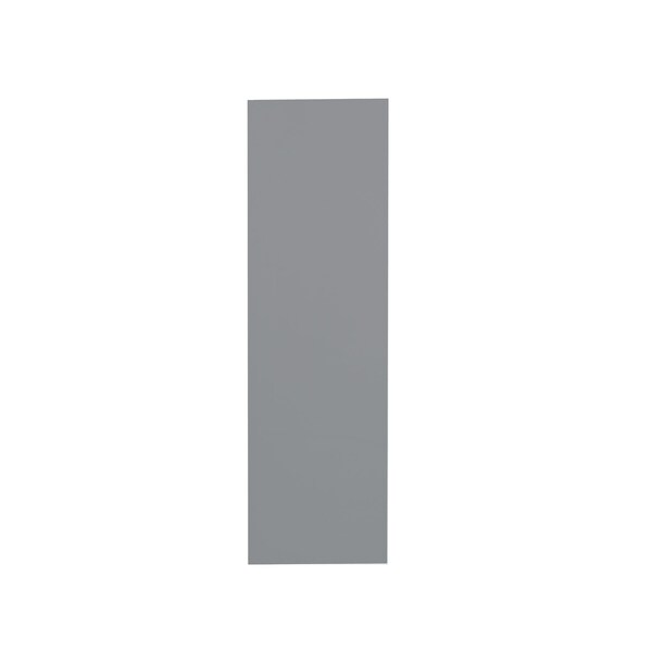 Cambridge Radiance 12 in. W x 12 in. D x 30 in. H Ready to Assemble Slab Wall Kitchen Cabinet in Matte Grey - SA-W1230-MG-KIT