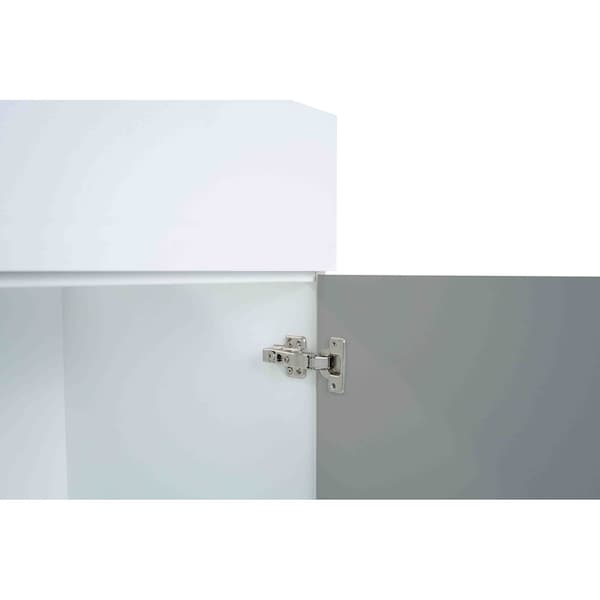 Cambridge Radiance 30in Wx24in Dx34.50in H Ready to Assemble Slab Sink Base Kitchen Cabinet in Matte Grey - SA-SB30-MG-KIT