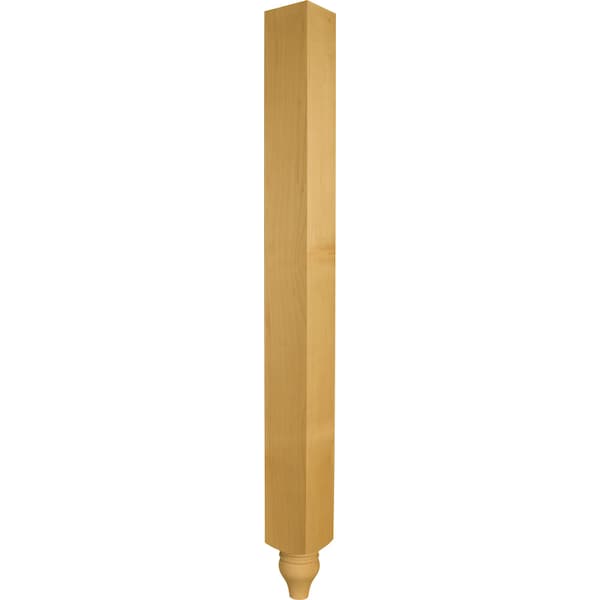 Osborne Wood Products 35 1/2 x 3 Belford Vanity Leg in Western Red Cedar - 2717WRC