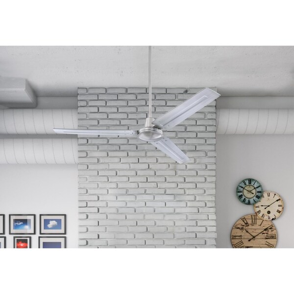 Westinghouse Jax 56 in. Brushed Nickel White Indoor Ceiling Fan - 72381