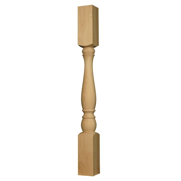 Osborne Wood Products 40 1/2 x 4 Extended Atlanta Island Leg in Red Oak - 1590O