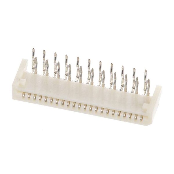 Conector Ffc/Fpc de Molex, 22 contactos, 1 fila, hembra, ángulo recto, paso de 0.039 pulgadas, terminal para soldar, - 528072210.