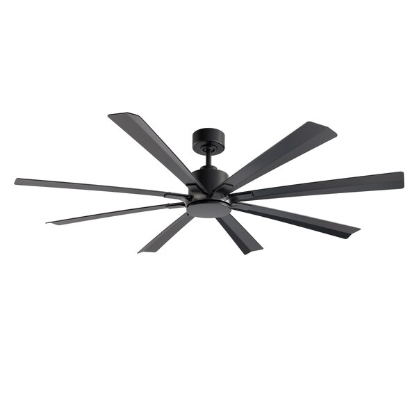 Modern Forms Fans Size Matters Indoor or Outdoor Smart Ceiling Fan in Matte Black - FR-W2403-65-MB