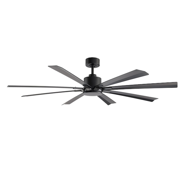 Modern Forms Fans Size Matters Indoor or Outdoor Smart Ceiling Fan in Matte Black - FR-W2403-65-MB
