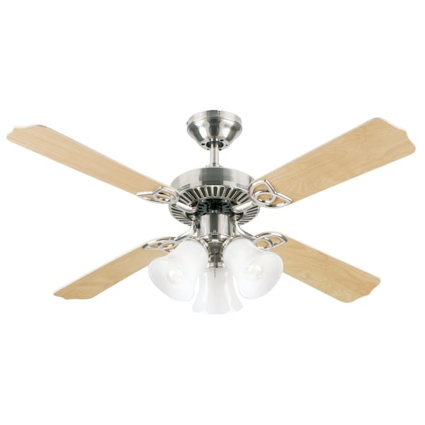 Westinghouse Westinghouse Crusader 42 in. Brushed Nickel Indoor Ceiling Fan - 72353