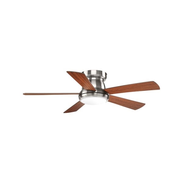 Progress Lighting Vox, 52", Ceiling Fan, 5 Blades, 3 Speed, Remote Control Reverse Speeds, 120V, 52 in W - P2572-0930K