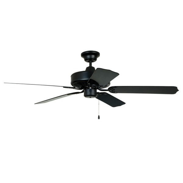 Craftmade 5 Blades, 120V/60Hz, Matte Black, 52 in W - END52MBK5P