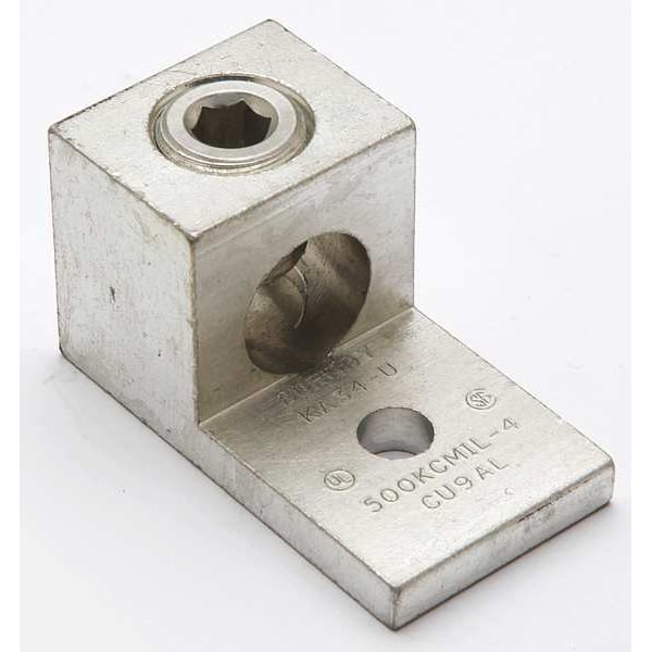 Conector mecánico Burndy, Terminal de anillo, 500 kcmil a 4 AWG - KA34U