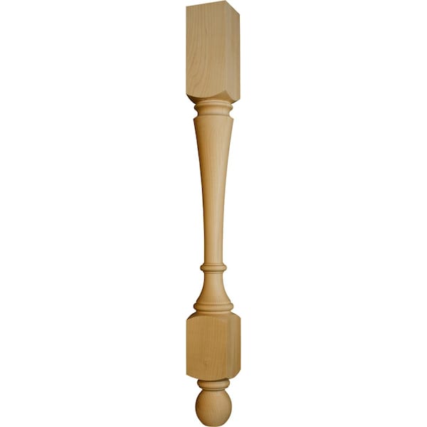 Osborne Wood Products 35 1/2 x 3 1/2 Washington Island Leg in Spanish Cedar - 99134SPC
