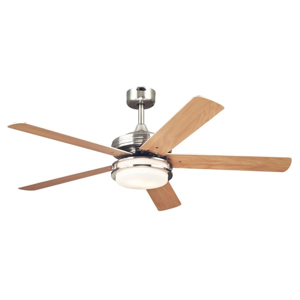 Westinghouse 5 Blades, 3 Speeds, 120V, 52 in W - 7209100