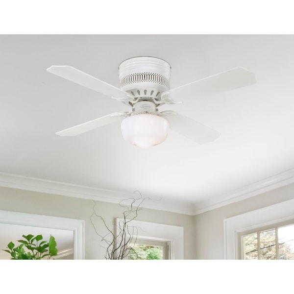 Westinghouse Casanova Supreme 42" 4-Blade Wht Indoor Ceiling Fan w/LED Light - 7231200