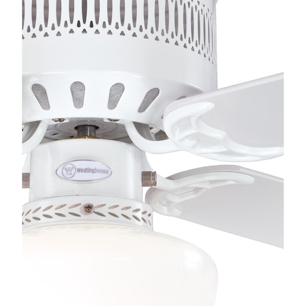Westinghouse Casanova Supreme 42" 4-Blade Wht Indoor Ceiling Fan w/LED Light - 7231200