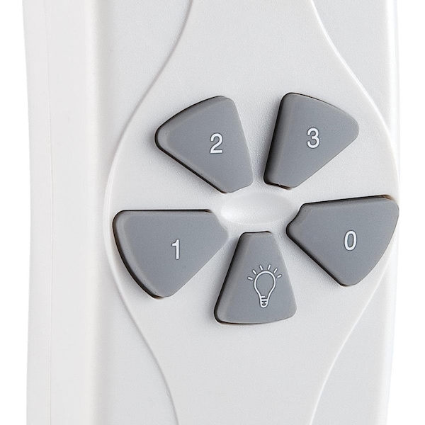 Westinghouse Remote Control Ceiling Fan 3 Speeds and -Light Dimmablemer White - 7787000