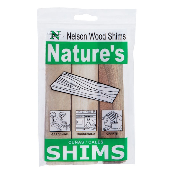 Nelson Shims Nelson 1.5 in. W X 6 in. L Wood Shim 9 pk - PSH6/9-72-56