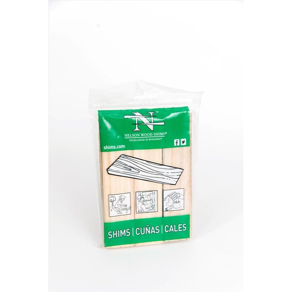 Nelson Shims Nelson 1.5 in. W X 6 in. L Wood Shim 9 pk - PSH6/9-72-56