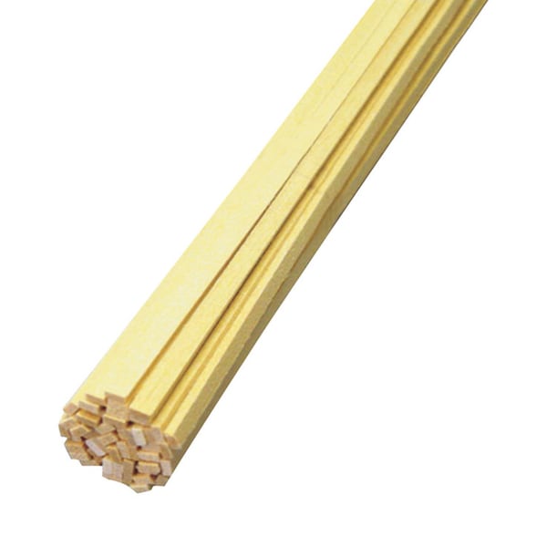 Midwest Midwest Products 1/16 in. X 3/16 in. W X 2 ft. L Basswood Strip No 2/BTR Premium Grade - 4025