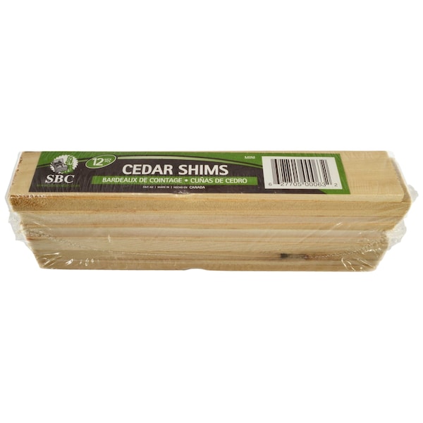 Midwest Fastener 1-1/2" x 7-3/8" Cedar Wood Shims 30PK - 50194