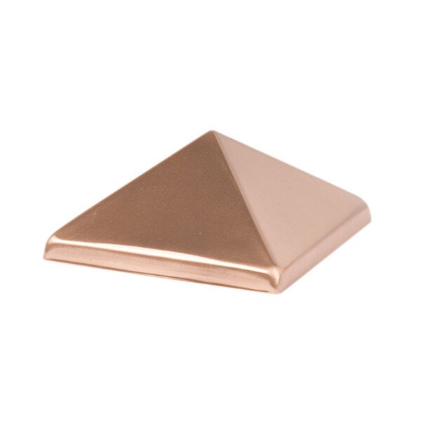 Waddell Waddell 4 in. H X 4 in. L Prefinished Brown Copper Post Cap - 230