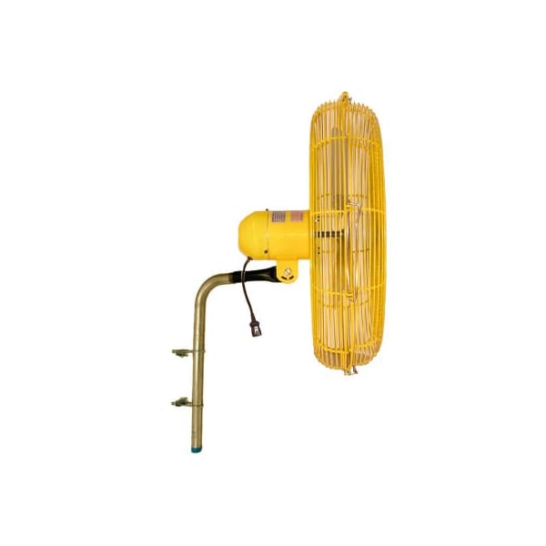 Hunter Fan Co. Jan Fan Jan Fan 24in C-Channel Mount Fan w/ Drop Cord Switch, 2 Speed, Yellow, 3PK - JF-CCM24-DCS