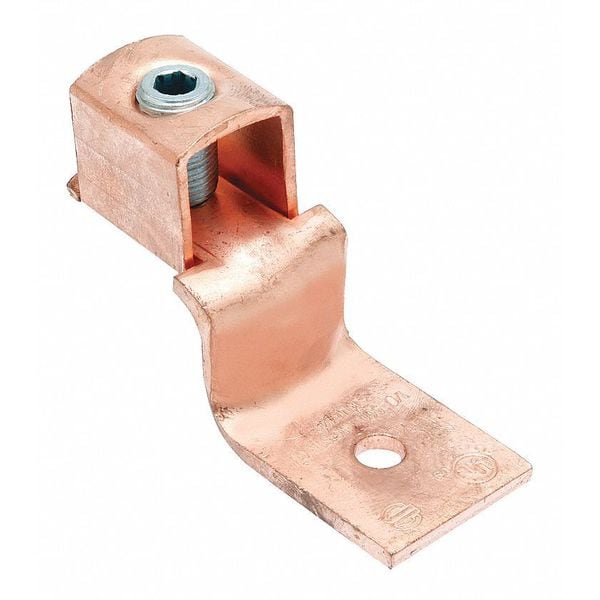 Conexión Mecánica Burndy, Terminal, 2 a 8 AWG, 1 Conductor - KLU70