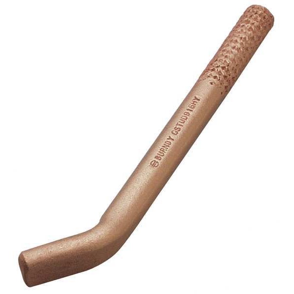Tornillo de puesta a tierra de acero Burndy, 1/0AWG, 7.16 pulgadas - GSTUD916HY