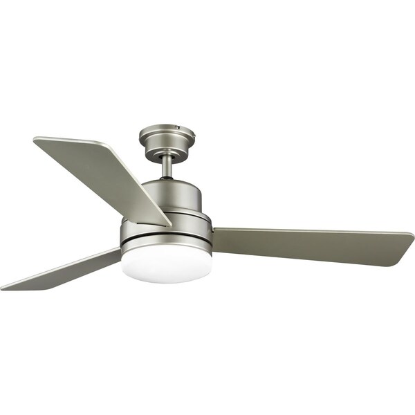 Progress Lighting 3 Speeds, 120V, Painted Nickel, 11-1/4 in W - P2553-152WB