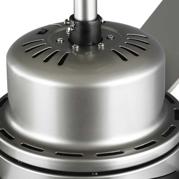 Progress Lighting 3 Speeds, 120V, Painted Nickel, 11-1/4 in W - P2553-152WB
