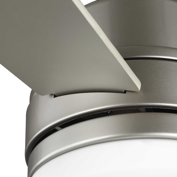 Progress Lighting 3 Speeds, 120V, Painted Nickel, 11-1/4 in W - P2553-152WB