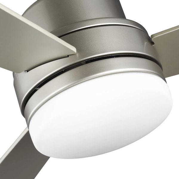 Progress Lighting 3 Speeds, 120V, Painted Nickel, 11-1/4 in W - P2553-152WB