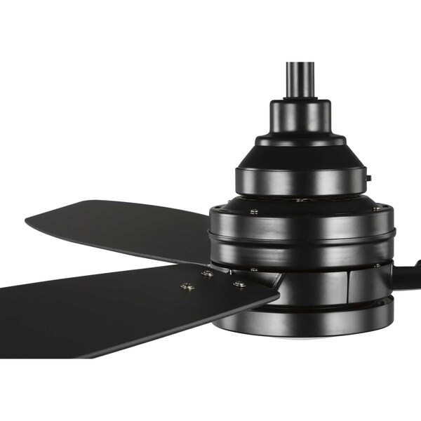 Progress Lighting 3 Speeds, 120V, Black, 9.37 in W - P2554-3130K