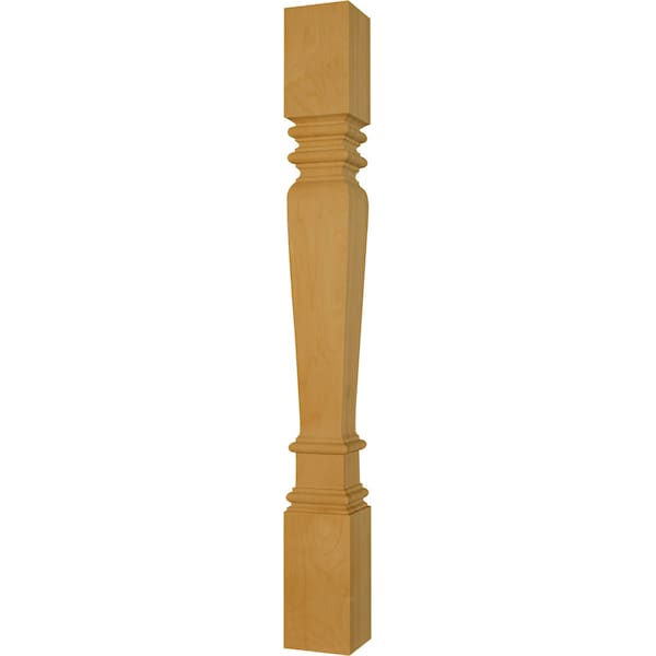 Osborne Wood Products 35 1/2 x 3 1/2 Square Islander Island Post in Cherry - 1735C