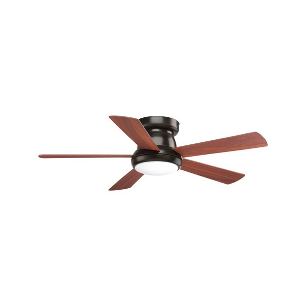 Progress Lighting Vox, 52", Ceiling Fan, 5 Blades, 3 Speed, Remote Control Reverse Speeds, 120V, 52 in W - P2572-2030K