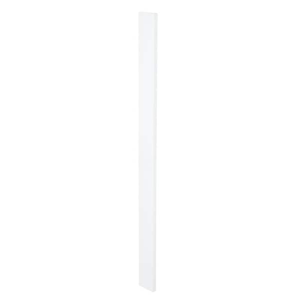 Cambridge White Shaker Style Kitchen Cabinet Filler (3 in W x 0.75 in D x 34.5 in H) - SA-BUSF34-SW