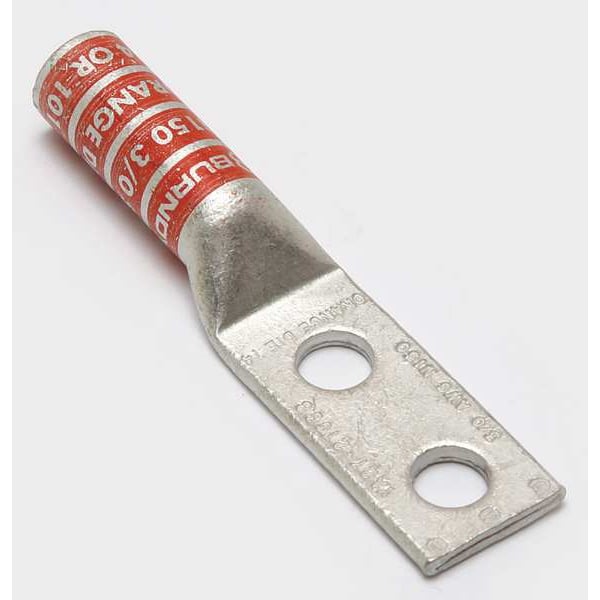 Conector comprimido de dos orificios para terminal Burndy, 3/0 AWG - YA272TC38