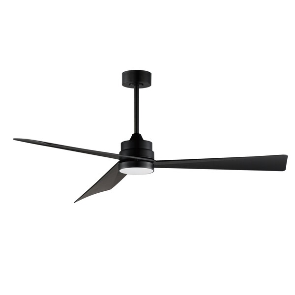 Maxim Lighting Vortex 60'' Outdoor Fan with LED Light Kit, Black - 88849WTBK