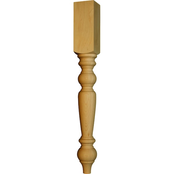 Osborne Wood Products 34 1/2 x 4 Wilmington Kitchen Island Leg in Western Red Cedar - 1443WRC