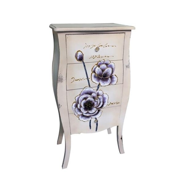 Jeco Jeco F-SF091 Wooden Cabinet with 4 Drawers - F-SF091