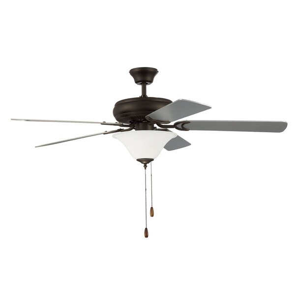 Craftmade 52in Decorator's Choice 2 Light in Espresso w/ Walnut/Espresso Blades - DCF52ESP5C1W