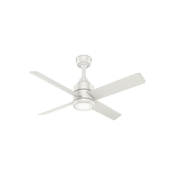 Hunter Hunter TRAK Modern Commercial Ceiling Fan w/ Light Kit - 60" - 24887 CFM - Fesh White - 76007