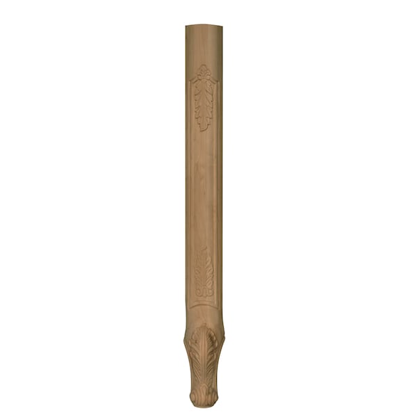 Osborne Wood Products 29 x 2 5/8 x2 French Carved Corner Leg in Cherry - 5040C