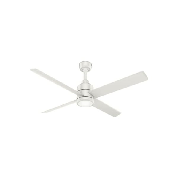 Hunter Hunter TRAK Modern Commercial Ceiling Fan w/ Light Kit - 72" - 24887 CFM - Fesh White - 76013