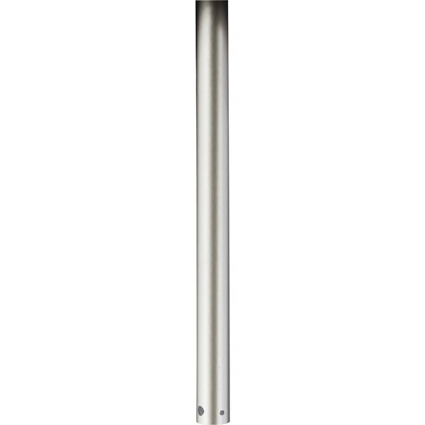 Progress Lighting AirPro Collection 48 In. Ceiling Fan Downrod in Painted Nickel - P2607-152