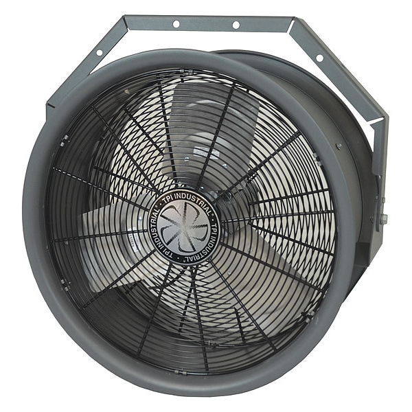 Fostoria High-Velocity Industrial Fan, 22 in Blade Dia, 3 Blades, 1 Speeds, 120V AC, 23 5/8 in W - HV-24-120