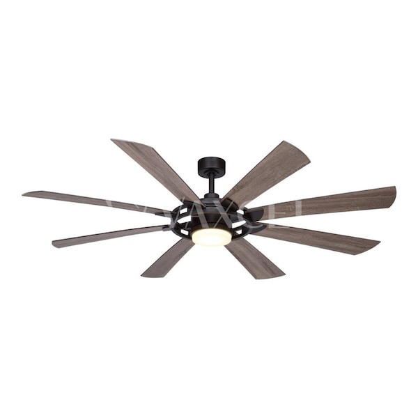 Perfecttwinkle 68 in. Burlington LED Ceiling Fan, New Bronze - PE3261396