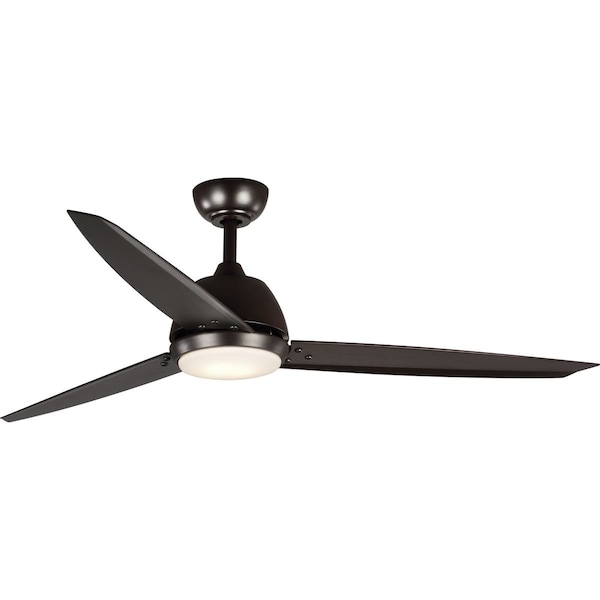 Progress Lighting 3 Speeds, 120V, Architectural Bronze, 11.62 in W - P2592-12930K