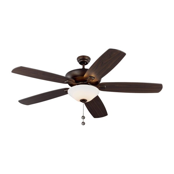 Monte Carlo Colony 60 Led Ceiling Fan In Roman Bronze With Bronze Blades - 5CSM60RBD-V1