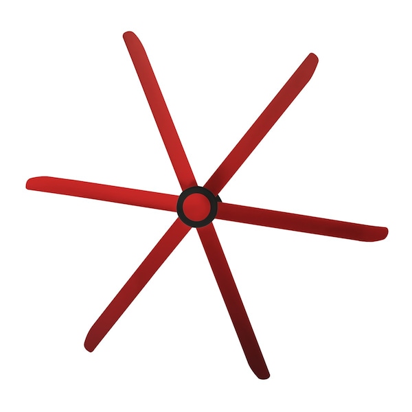 Maxx Air 6 Blades, 6 Speeds, 120 V, 108 in. W - HVLS 108 BLKR