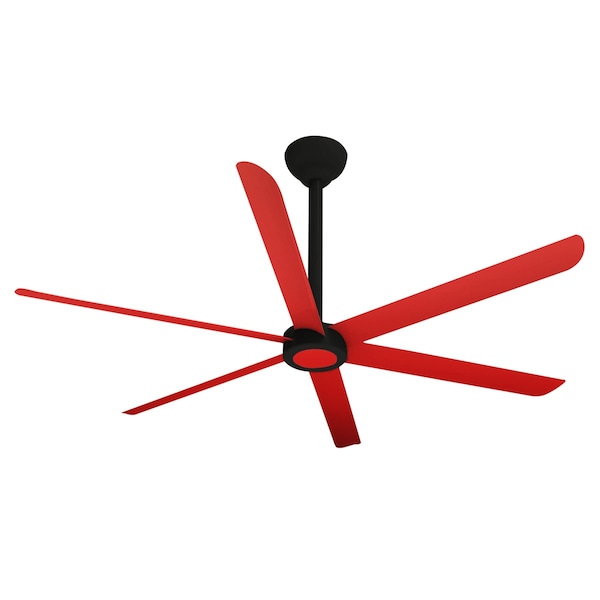 Maxx Air 6 Blades, 6 Speeds, 120 V, 108 in. W - HVLS 108 BLKR