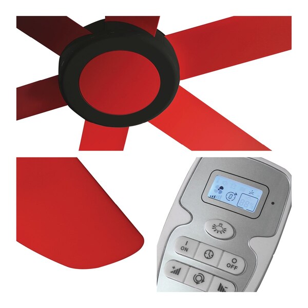Maxx Air 6 Blades, 6 Speeds, 120 V, 108 in. W - HVLS 108 BLKR