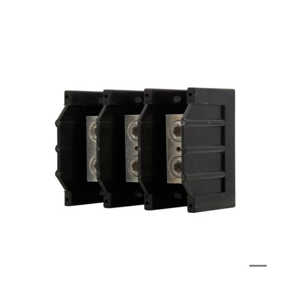 Bloque distribuidor de energía Eaton Bussmann, Al/Cu, 600V CA/CC - 16303-3